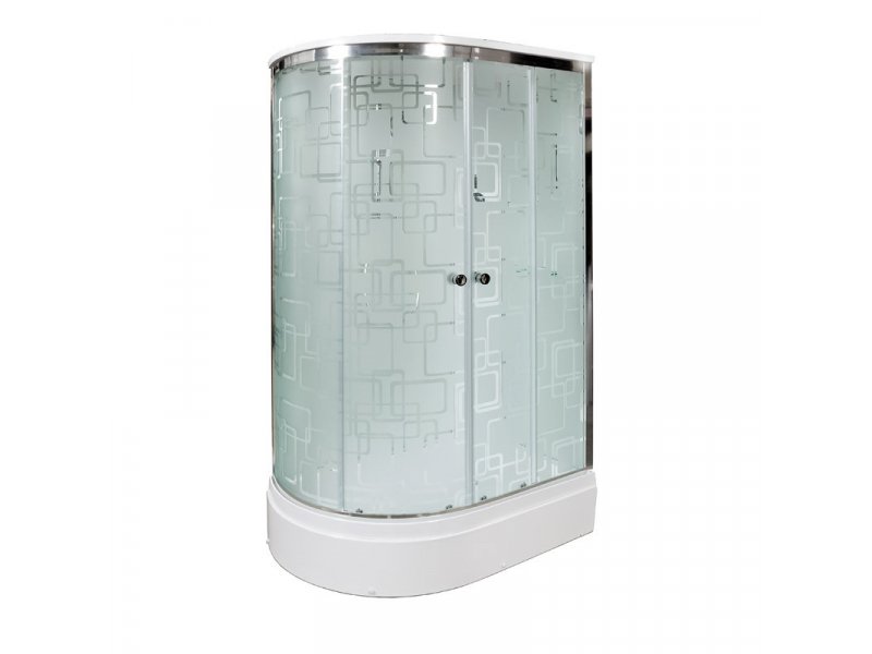 Купить Душевая кабина Deto Em EM2712 L/R гм-эл 120 x 80 см, с крышей, с электрикой, с гидромассажем
