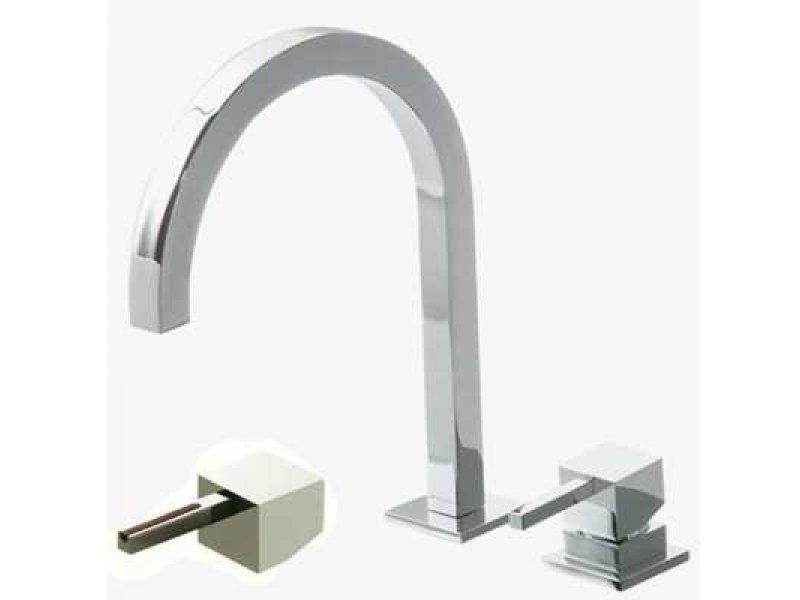 Купить Смеситель Bandini Ice Cube 750720PN00LT для раковины, никель/ручка тик