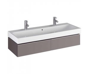 Тумба под раковину Geberit iCon 840122000, 120 см, цвет платиновый