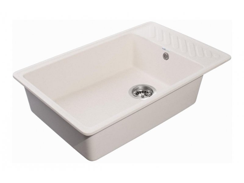 Купить Кухонная мойка GranFest Quarz Z 51, 75.3 x 47.6 см, белый
