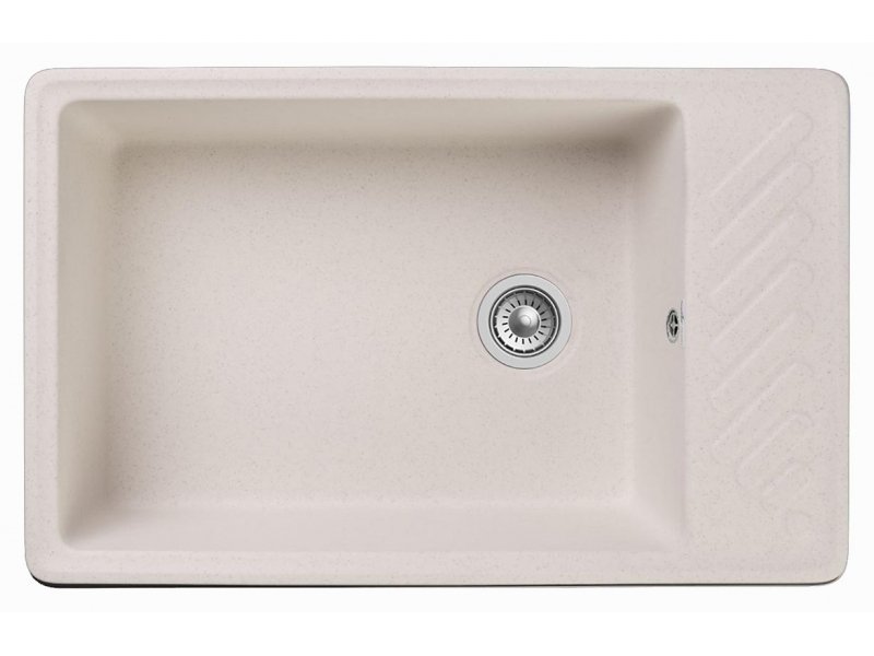 Купить Кухонная мойка GranFest Quarz Z 51, 75.3 x 47.6 см, белый