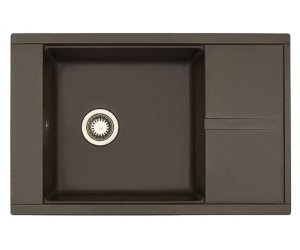 Мойка кухонная Акватон Делия 78, 1A715132DE280, 78 х 51 х 21.8 см, кофе