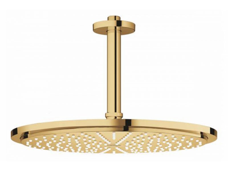 Купить Верхний душ GROHE Rainshower 26067GL0 с потолочным кронштейном, холодный рассвет глянец