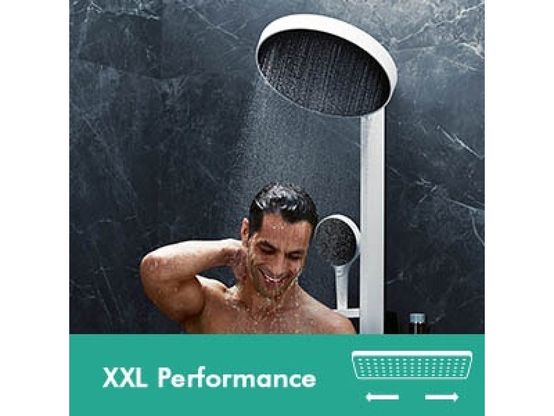Купить Душевая система Hansgrohe Rainfinity Showerpipe 360 26842700, белый матовый
