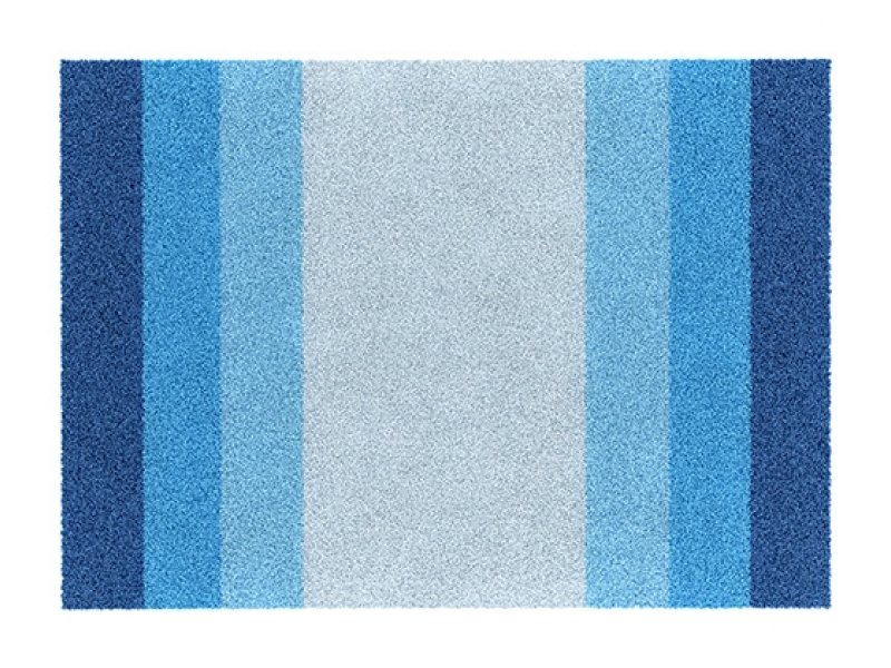 Купить Коврик WasserKraft BM-1101 75 x 45 см напольный, синий, голубой