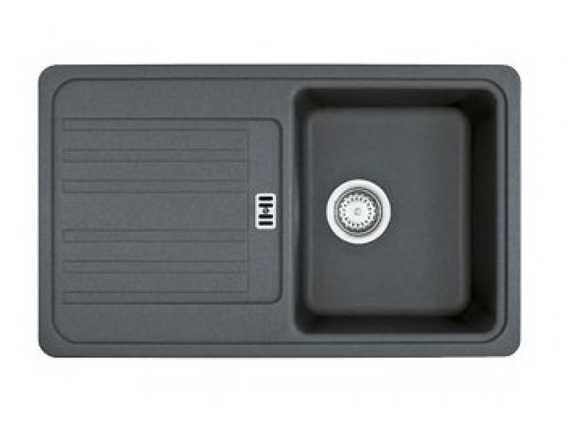 Купить Мойка Franke EUROFORM EFG 614-78, 114.0185.136, гранит, установка сверху, оборачиваемая, цвет графит, 78*47,5 см