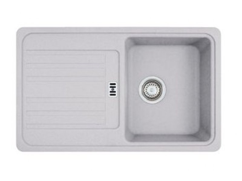 Купить Мойка Franke EUROFORM EFG 614-78, 114.0185.136, гранит, установка сверху, оборачиваемая, цвет графит, 78*47,5 см