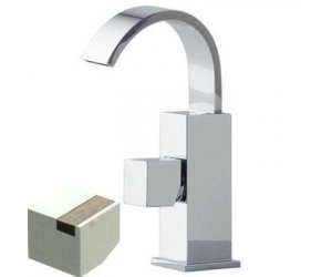Смеситель Bandini Ice Cube 2 7522200004LW для биде, хром/ручка венге