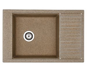Мойка кухонная Акватон Делия 78, 1A715132DE270, 78 х 51 х 21.8 см, терракот