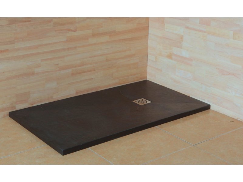 Купить Душевой поддон RGW ST-147G 16152714-02 70 x 140 см, прямоугольный, цвет серый, из искусственного камня