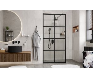 Душевая перегородка WasserKraft Glan, 120 x 200 см, 66W40