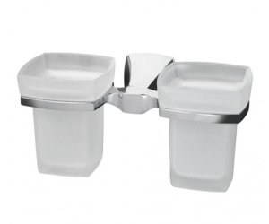 Стакан с держателем WasserKRAFT Wern 2528D, двойной