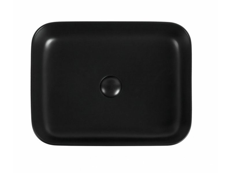 Купить Раковина Aquanet Soul-1-MB 50 x 40 x 13.5 см, накладная, черный, 245833