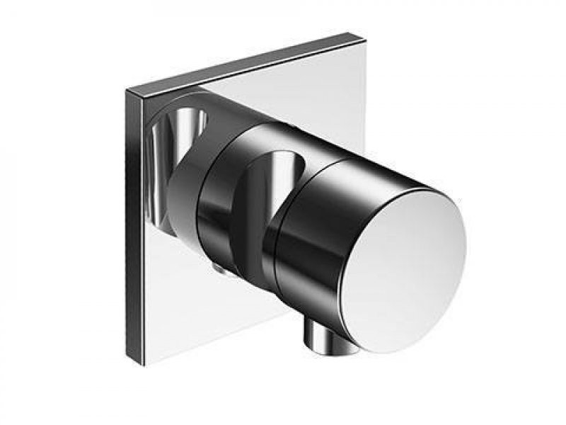Купить Переключатель потоков Keuco IXMO 59556 010202 на 2 потребителя, квадратная, с выводом для шланга и держателем лейки
