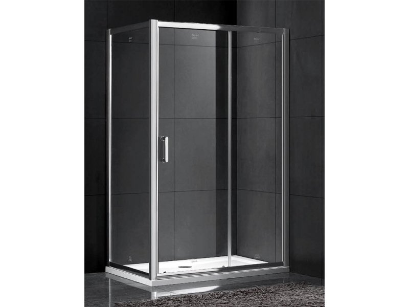 Купить Душевой уголок Gemy Victoria S30131C-A75 (S30191C + A75), 150 х 75 х 190 см, стекло прозрачное