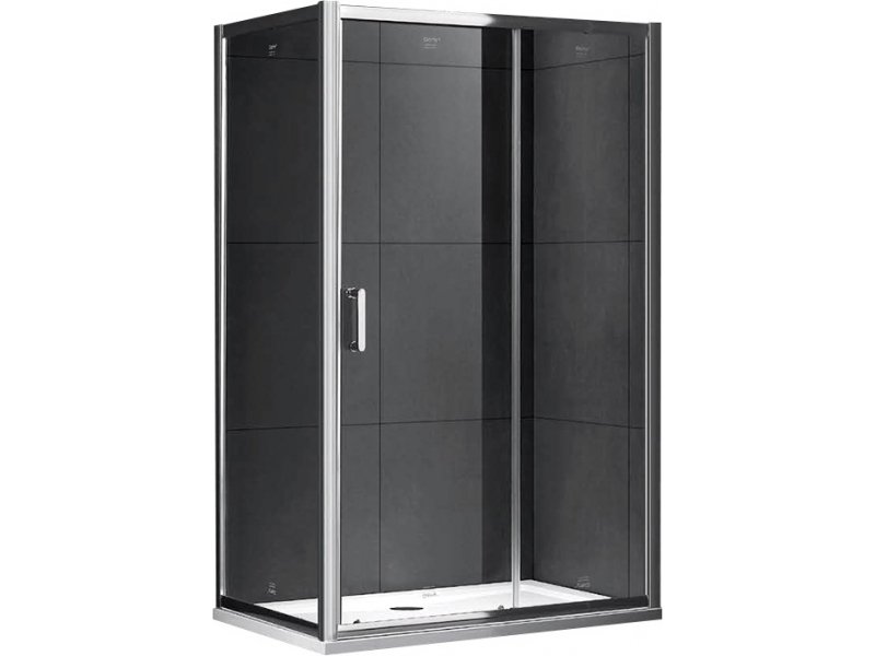 Купить Душевой уголок Gemy Victoria S30131C-A75 (S30191C + A75), 150 х 75 х 190 см, стекло прозрачное