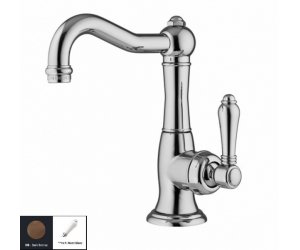 Смеситель Nicolazzi Cinguanta 3452DB76C для раковины, цвет темная бронза, ручка P.M. BLANC