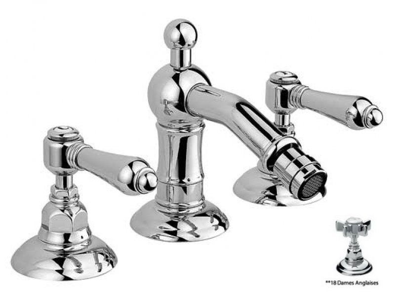 Купить Смеситель Nicolazzi Dames Anglaises 1415CR18 для биде, хром, ручки Dames Anglaises