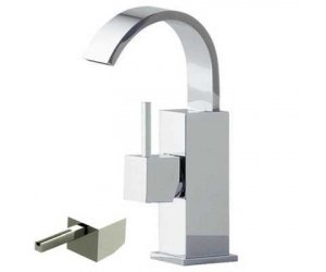 Смеситель Bandini Ice Cube 2 7522200005LT для биде, хром/ручка тик
