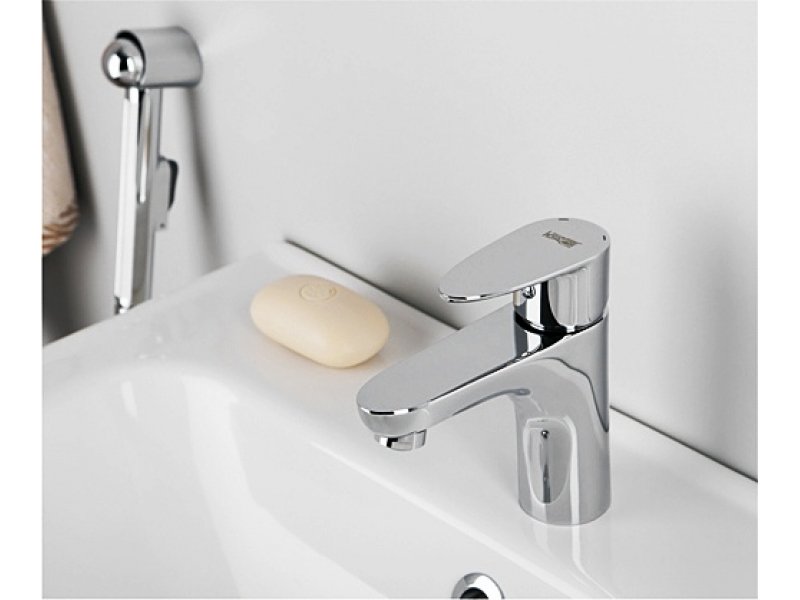 Купить Смеситель WasserKRAFT LEINE 3508 для раковины с гигиеническим душем, хром