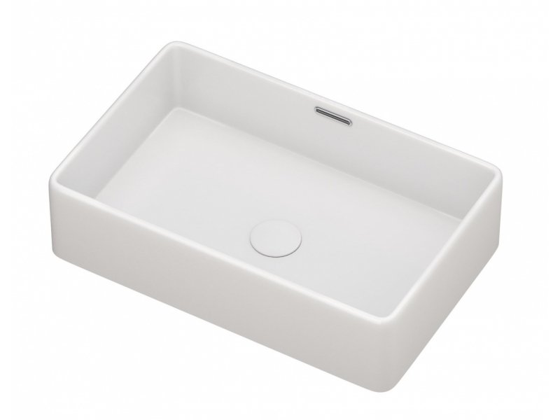 Купить Раковина Aquanet Perfect-3 55 x 35 x 14 см, накладная, белый, 273673