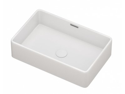 Раковина Aquanet Perfect-3 55 x 35 x 14 см, накладная, белый, 273673