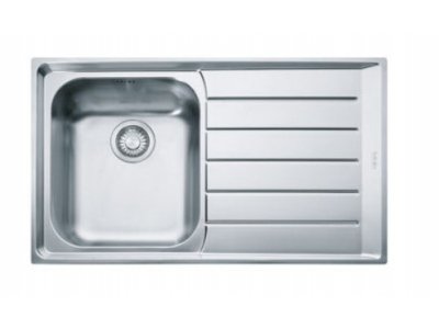 Мойка Franke NEPTUNE NEX 211, 127.0059.654, установка сверху, SlimTop, левая, нержавеющая сталь, полированная, 86,4*51,4 см