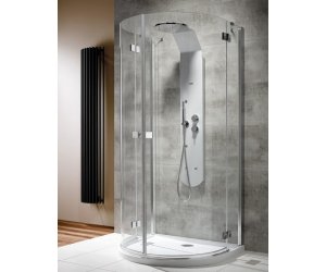 Душевой уголок Radaway Almatea P, 100 х 90 х 195 см, стекло прозрачное, профиль хром, 30722-01-01N