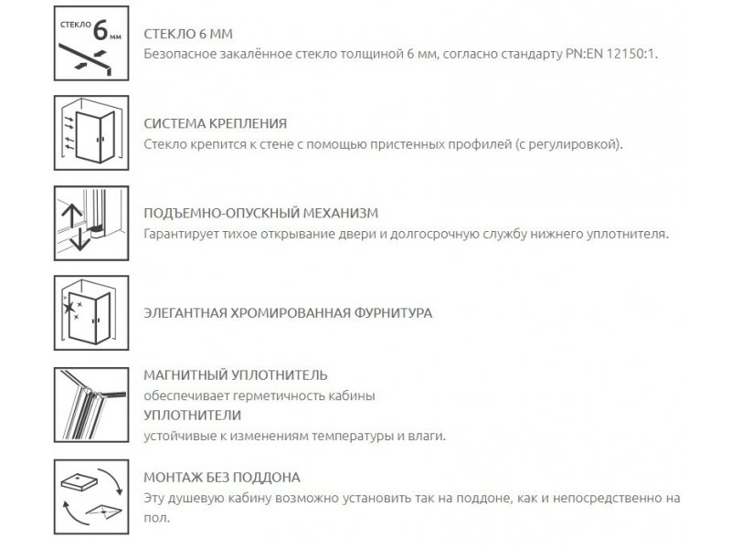 Купить Душевой уголок Radaway Almatea P, 100 х 90 х 195 см, стекло прозрачное, профиль хром, 30722-01-01N
