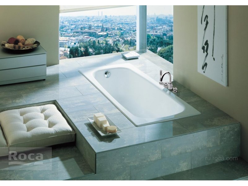 Купить Чугунная ванна Roca Continental 170 х 70 см, 21290100R
