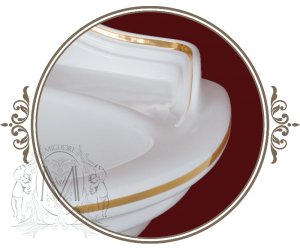 Раковина-тюльпан Migliore Milady ML.MLD-25.742D.BI белая керамика