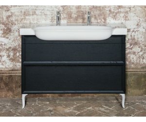 Тумба под раковину Laufen New Classic 117.5 х 31.5 х 67.5 см, 4.0605.2.085.628.1, подвесная, чёрный дуб