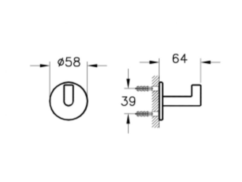 Купить Крючок Vitra Origin, черный матовый, A4488436