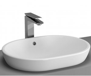Раковина Vitra Metropole 5942B003-0016 60 см накладная, без перелива