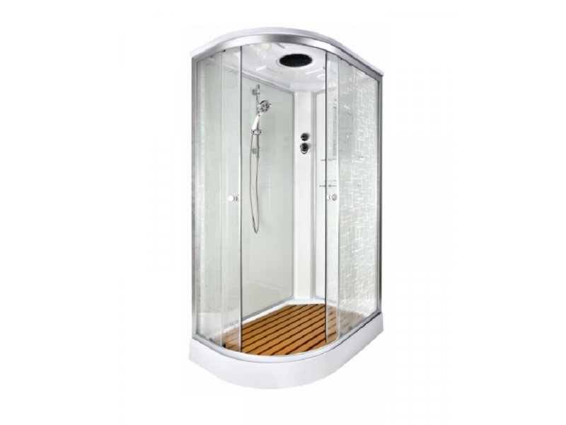 Купить Душевая кабина Deto Em EM2712 L/R 120 x 80 см, с крышей, стандартная