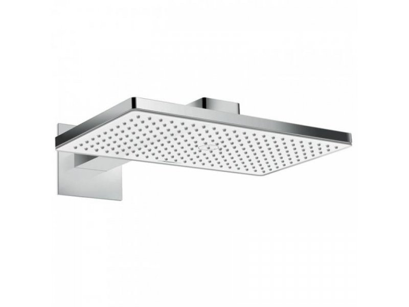 Купить Верхний душ Hansgrohe Rainmaker Select 24003400, 460 x 270 мм, 1 режим струи, с держателем, белый/хром