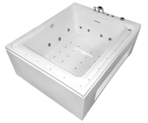 Ванна гидромассажная акриловая Gemy G9268 B, 185 х 151 х 71 см