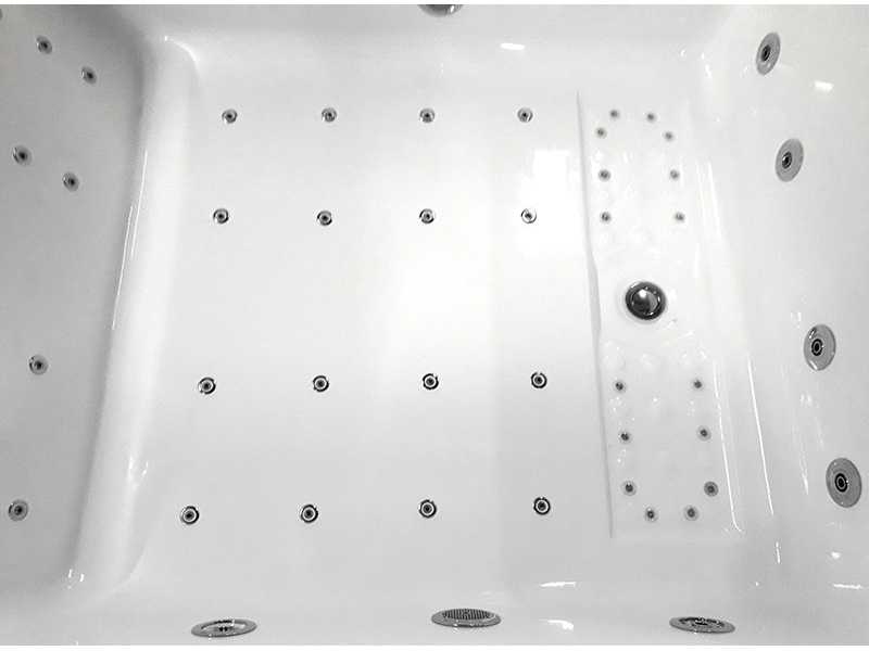 Купить Ванна гидромассажная акриловая Gemy G9268 B, 185 х 151 х 71 см