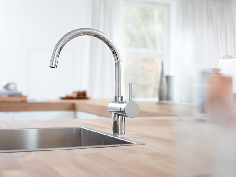 Купить Смеситель Grohe Minta 32917DC0 кухонный для мойки, суперсталь