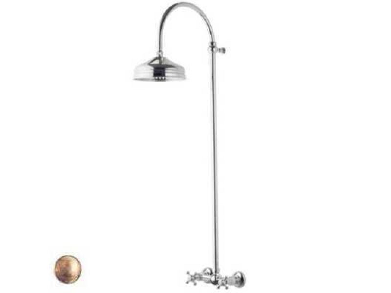 Купить Душевая система Bandini Antica 664620YY06, ручки керамические Antica, бронза