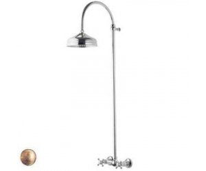 Душевая система Bandini Antica 664620YY06, ручки керамические Antica, бронза