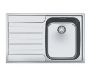 Мойка Franke ARGOS AGX 611-78, 101.0293.385, установка сверху, нержавеющая сталь, полированная, правая, 78*51 см