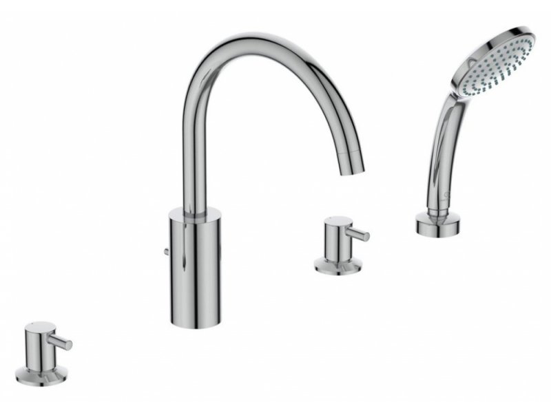 Купить Смеситель Ideal Standard Ceraline на борт ванны, хром, BC198AA