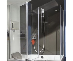 Шторка для ванны Jacob Delafon Capsule 140х120 см для установки в нишу, E6D126-GA