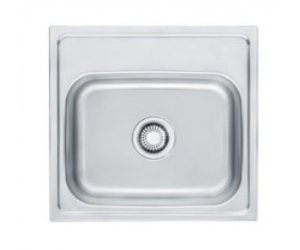 Мойка Franke EUROFORM EFN 610, 101.0151.185, установка сверху, нержавеющая сталь, матовая, 51*47,5 см