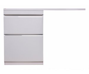 Тумба под раковину Style Line Даймонд 120 СС-00000559 Люкс Plus, 120 см, напольная, белая