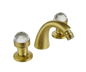 Смеситель Migliore Axo Swarovski 18475 для биде - бронза, на 3 отверстия