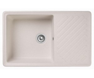 Кухонная мойка GranFest Quarz Z 52, 75.3 x 47.7 см, белый