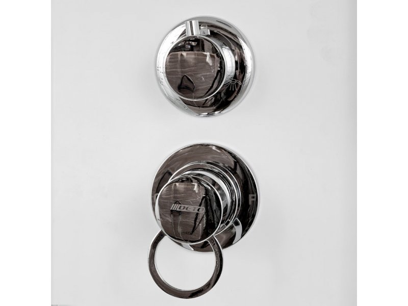 Купить Душевая кабина Deto Em EM2712 L/R эл 120 x 80 см, с крышей, с электрикой