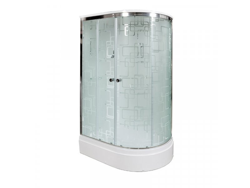 Купить Душевая кабина Deto Em EM2712 L/R эл 120 x 80 см, с крышей, с электрикой